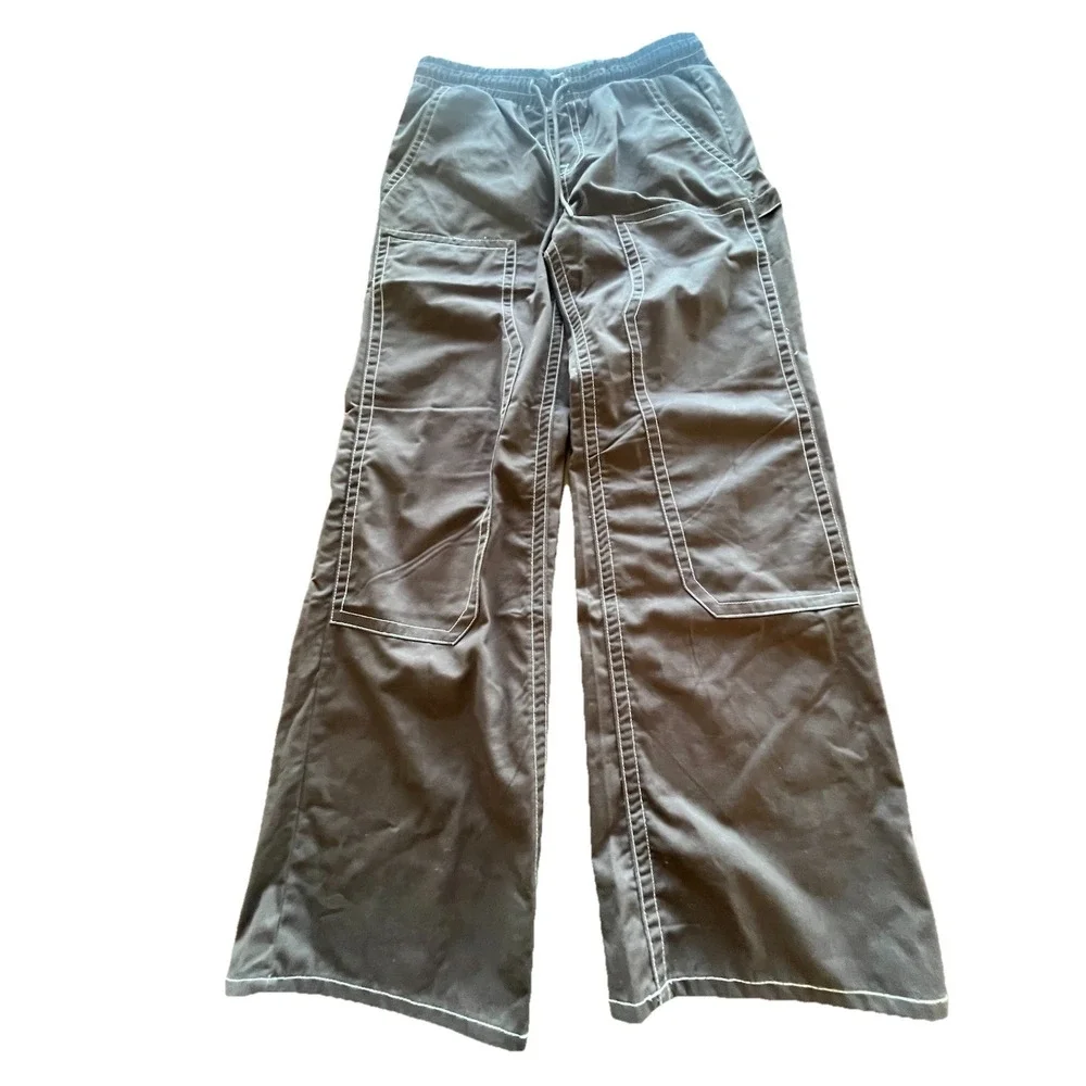 True Religion Cargo Vinny Ultra Baggy Pants Mens 32x32 Brown Bracken Stitch NWT
